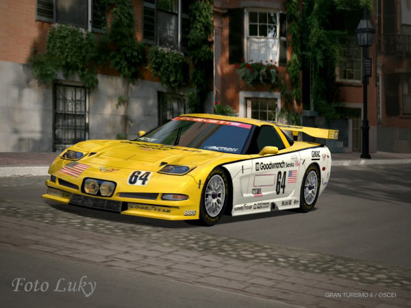 hi Toyota GTOne Race Car TS020 99 and Chevrolet Corvette C5R Race Car